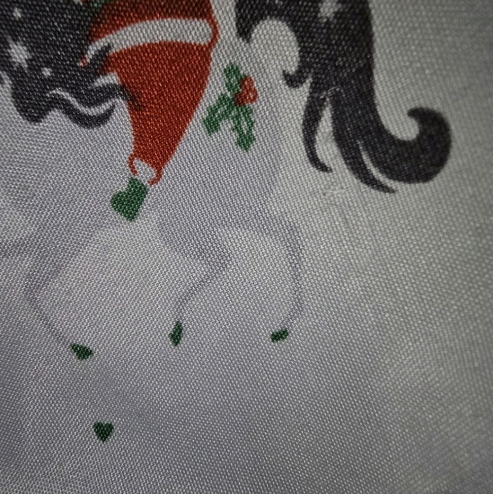Santa Claus Riding A Unicorn Sheet Set Queen Flat Fitted 2 Pillowcases Holiday - Picture 7 of 11